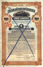 Manila Railway Company 1907 Phillippinen Dagupan Philippine National Railway 100