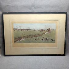 Cecil Aldin "The Meynell Hunt" Away From The Ash Gorse, Sutton Print