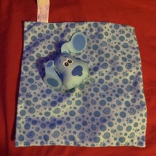 Walmart Baby Security Blanket Lovey Blues Clues Dog 9.5 X 9.5 SUPER CUTE