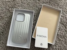 Rimowa iphone 16 PRO Silver  Aluminum Titanium Phone Case NEW