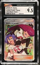 Pokémon TCG GRADED 2019 Jessie & James 68/68 Hidden Fates UR M+ 9.5 ENG
