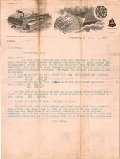 1902 Eclipse Stove Company Mansfield Ohio Letterhead Price Quote Steel Ranges