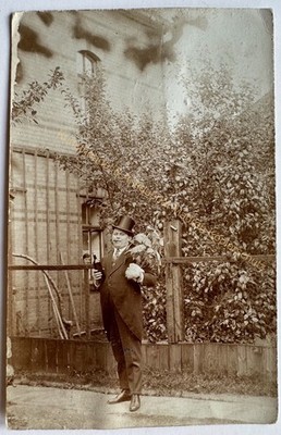 orig. Foto AK Fotografie Herr Mann Mode Anzug um 1928