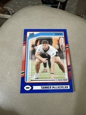 Tanner McLachlan RC 2024 Donruss Blue Press Proof Cincinnati Bengals #324