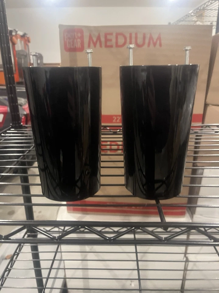 Capas deslizantes de garfo superior dianteiro preto sinos de vaca para Harley Street Road Glide 14+ - Imagem 2 de 3