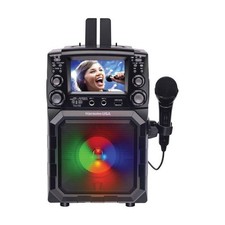 Karaoke USA Portable Karaoke Machine with 4.3&rdquo; Color TFT Screen, Bluetooth