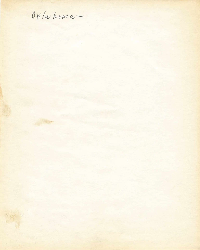 Foto de retrato de ancianos nativos americanos 8x10 firmada “Pa Tom Ye Ne Hi” Oklahoma Foto 2 de 2