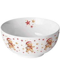 Schale, SchüSsel Cocoa AND Cookie 0,4L By Ambiente | MüSlischüSsel Lebkuchenmann