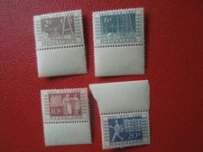 G6518 NETHERLANDS  1952  ITEP  NVPH 592- 595  WITH  MARGINS  MNH