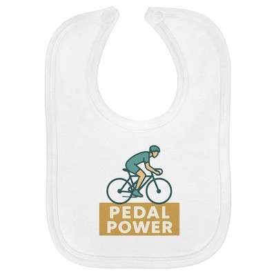 Baby-Lätzchen ''Cycling Pedal Power'' aus weicher Baumwolle (BI00065922)