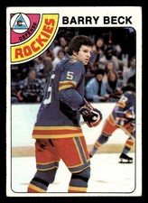 1978-79 Topps Barry Beck #121 - Colorado Rockies - VG