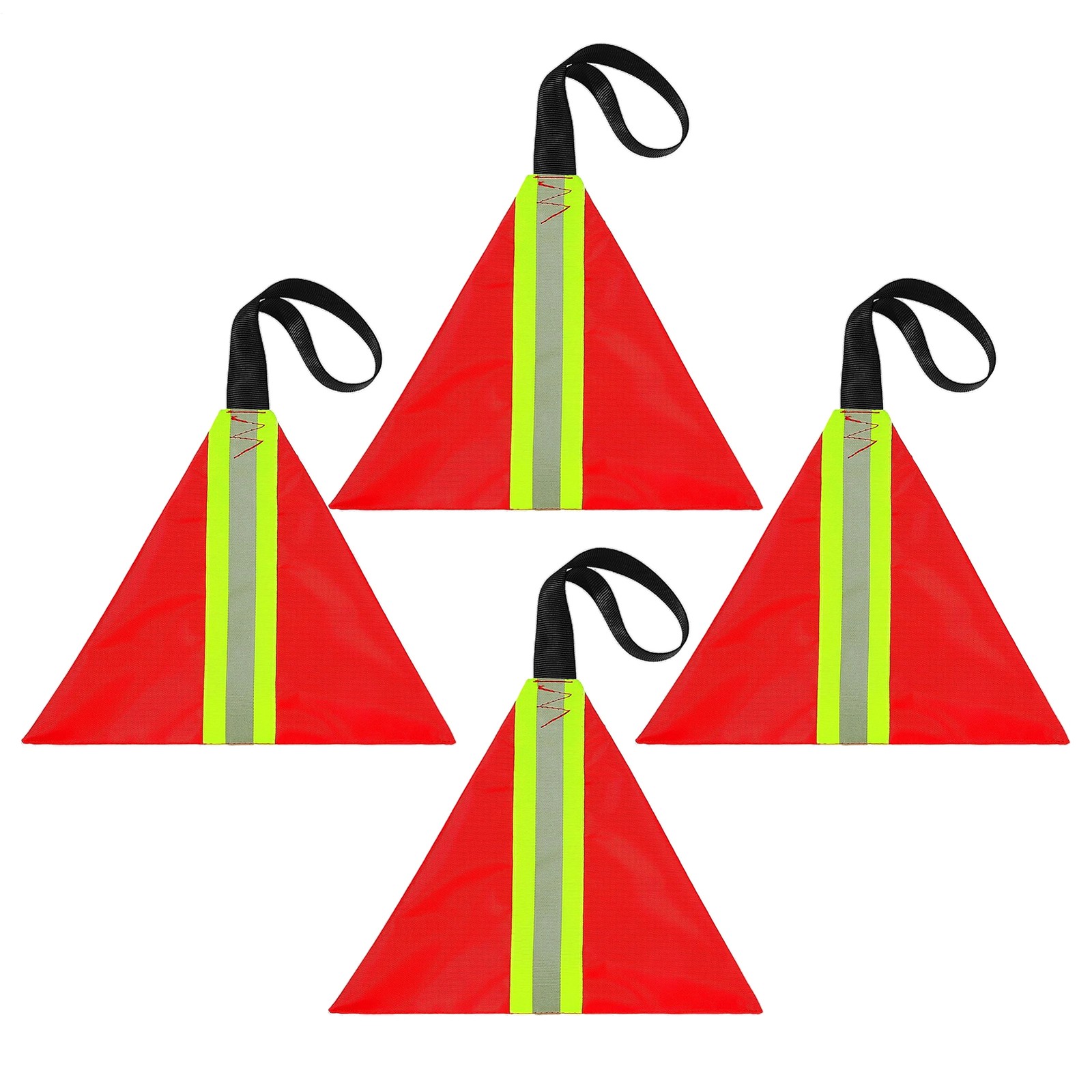 4x Safety Travel Flag For Kayak Canoes Towing Warning Flag Fishing Boat Flag 