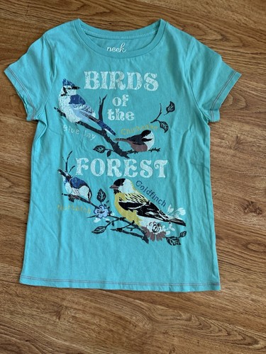 Peek Girl’s Shirt 8Y Birds Of The Forest - Picture 5 of 8