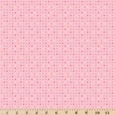 Seeing Spots Pink Champagne Fabric Poppie Cotton Quilting by the Half Yard