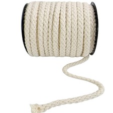 8mm x 20 Yard Macrame Cord Natural Soft Cotton Rope Sewing Wall DIY Craft