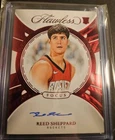 2024-25 Reed Sheppard RC Flawless Focus Auto /15 Ruby Rookie Rockets MINT! 🔥