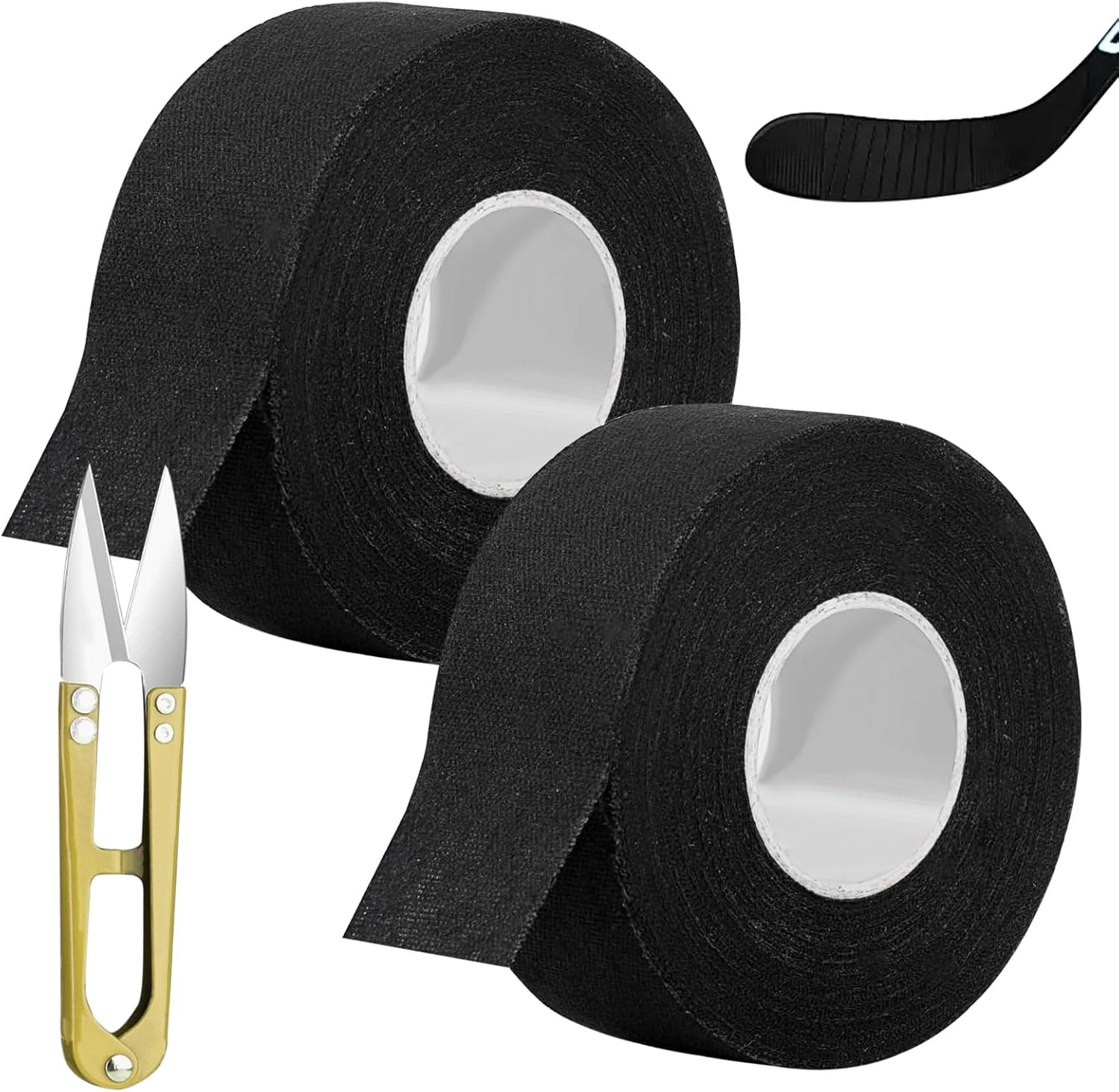 2 Rollen Hockey Tape Rutschfestes Eishockey Griffband Schlägertape, 25 mm × 10 m