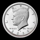 2025 S Silver Kennedy Half Dollar Gem  Proof 50c 50 Cents _ 99.9 % Silver