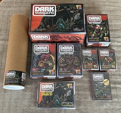 NEW! Dark Venture COMPLETE w/ Vile Inv / ALL 2E Expansions Playmats RDY 2 Ship