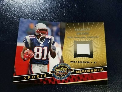Randy Moss Patriots 2009 UD 20th Anniversary PROOF BLANK BACK