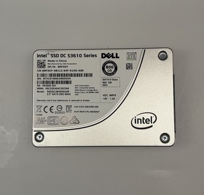  Intel DC S3610 SSDSC2BX800G4 800GB 2.5'' SSD SATA Solid State Drive GOOD HEALTH