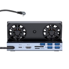 Aluminum Alloy 10 in 1 Docking Station Charging Dock For Steam Deck