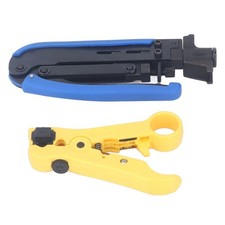 Generic Coax Crimper Tool Kit Adjustable F Connector Compression Tool For Cable