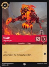 Scar Fiery Usurper Disney Lorcana The First Chapter Regular EN1 122/204