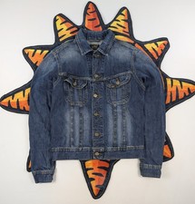 Lee 00s Rider Denim Blue wash trucker jacket - (M)