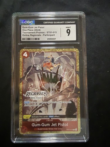 Gum-Gum Jet Pistol (Online Regional 2024 Participant) graded CGC 9 for sale on eBay