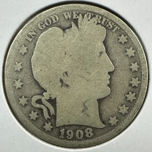 1908-O 50C Barber Half Dollar (89199)