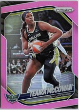 2025 Panini Prizm WNBA #48 Teaira McCowan Pink Prizms #/175