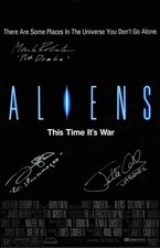 Mark Rolston, Daniel Kash, & Jenette Goldstein Autographed Aliens 11x17 Poster