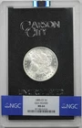 1885-CC $1 NGC/GSA HOARD MS 64 Morgan Silver Dollar W/ Box + COA