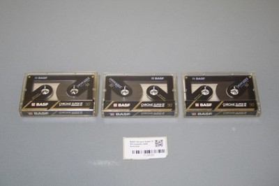 3xBASF Chrome Super II 90 Kassette in OVP 2x45 min . 135m