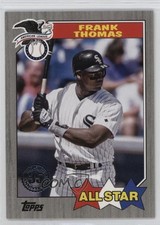 2022 Series 2 1987 Topps All-Star Baseball Black 200/299 Frank Thomas HOF fm0