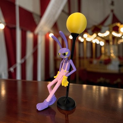 Jax The Amazing Digital Circus Inspired 3D Printed Figure - Painted 12  TADC 