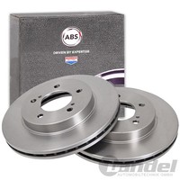 2X A.B.S. Bremsscheiben 277Mm Vorne Passend FüR Nissan Quest