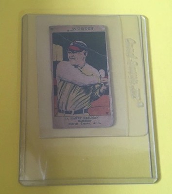 1923 Harry Heilman Little Wonder W515-2, Batted 0.403 In That Season