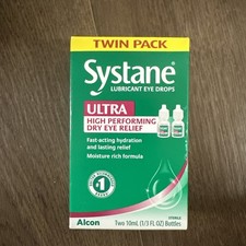 Systane Ultra High Performing Dry Eye Relief Twin Pack Exp 12/27