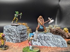 Well painted barbarian "Targn the Lost" d d fantasy miniature