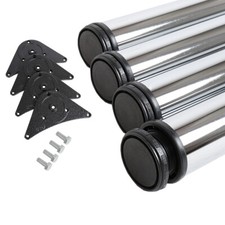 Tischbeine Möbelfüße - 4er Set - Höhe  710mm - ø  60mm - in verschiedenen Farben