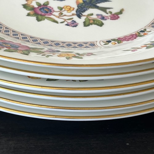 Aynsley Capistrano Dinner Plates Set of 6 Floral English Bone China 10-7/8" - Picture 9 of 10