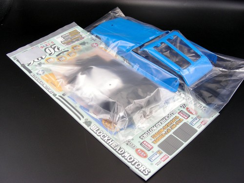 Tamiya 58695 BLOCKHEAD MOTORS Wild One Main Body Roof Driver w Decal Sticker Set - Picture 3 of 9