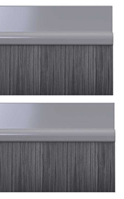 STORMGUARD 02AM0031000GR BDS-Guarnizione autoadesiva per Spazzola per Porta, Gri