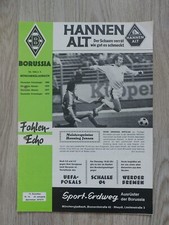 Fohlen Echo Borussia Mönchengladbach - SV Werder Bremen 14.12.74