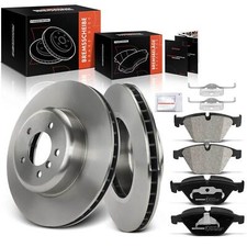 Brake Discs & Brake Pads Front 348MM for BMW 5 6 Series E60 E61 E63 E64 03-10