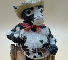 Buffalo Bull Cody Cowtown Figurine Vtg 1992 Ganz Retro Farm Ranch Cows Outlaws