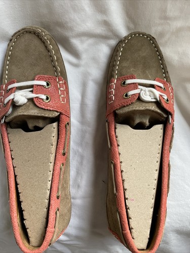 NEW Ladies Sebago Bala Milkshake/ Coral 