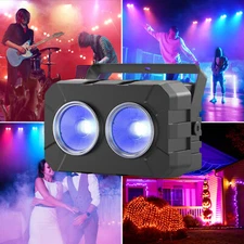 180W COB RGBW Par Light Two Eyes DMX Stage Audience Light Outdoor Club Wedding